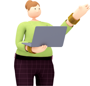 Imagen de dibujo con portátil